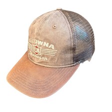 Okanagan Lake Kelowna, CA  Paramount Reserve Trucker Hat Mens Adjustable Brown