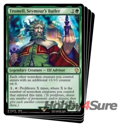 Tromell, Seymour's Butler X4 M/NM Magic MTG Final Fantasy