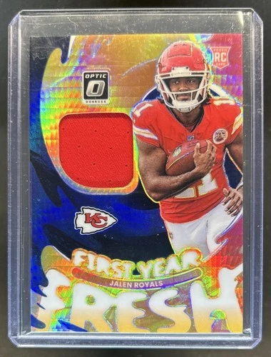 2025 Donruss Optic Jalen Royals Blue Hyper (RAW)