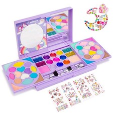 Kids Makeup Kit for Girl Real Washable Cosmetic Toy Beauty Set, Birthday Toys...