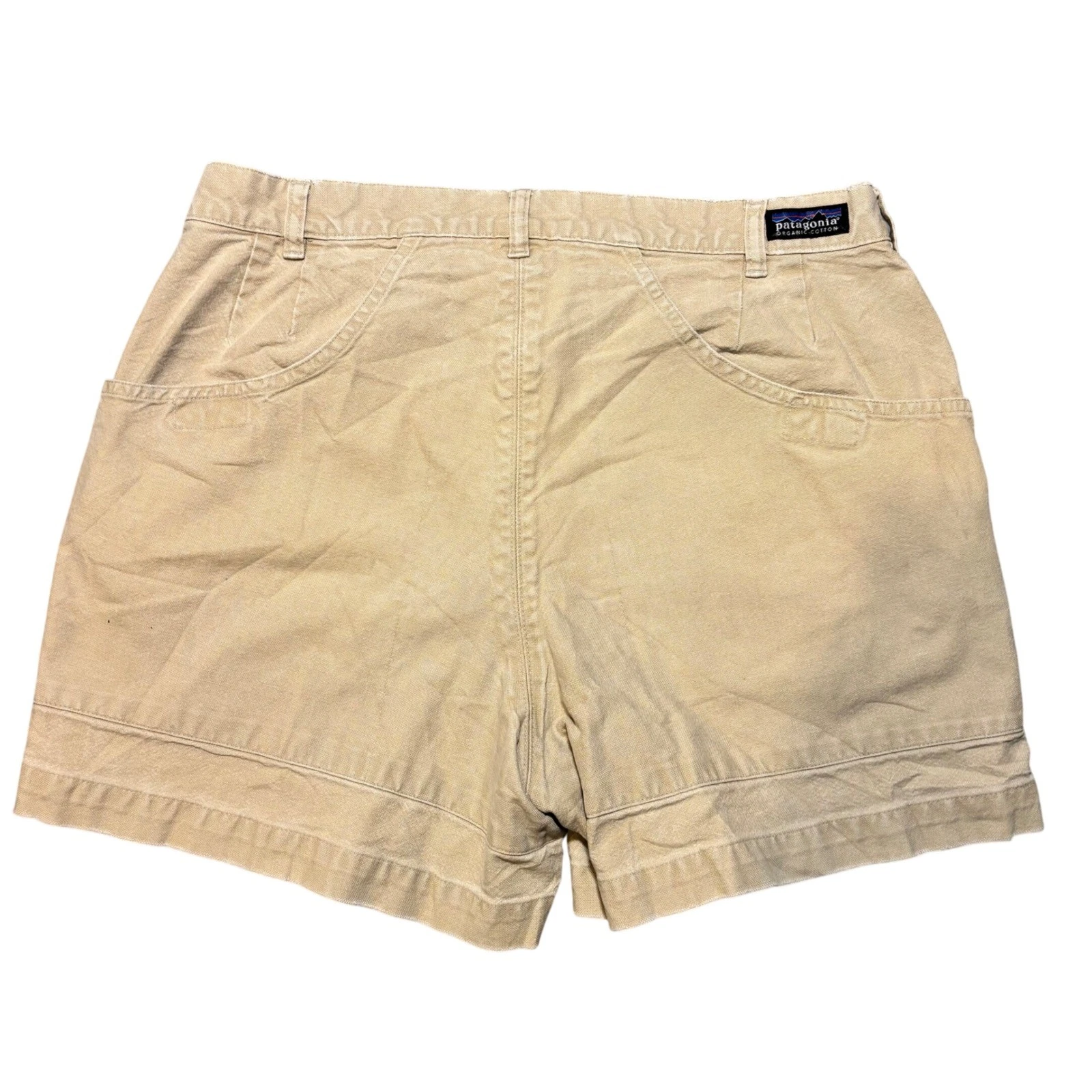 Vintage Men 34 Patagonia 57225 Khaki Lightweight Original Stand Up Shorts Canvas