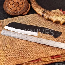 11''  Handmade Carbon Steel Hunting Knife making Sharp Cleaver Blank Blade Knife