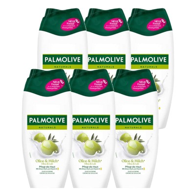 Palmolive Cremedusche Olive und Feuchtigkeitsmilch 250ml 6er Pack