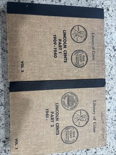 Library Of Coins Part 1 vol 2 Part 2 vol 3 Ungraded Coins