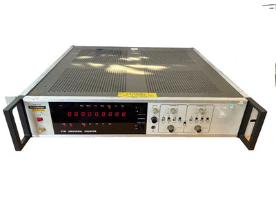 Schlumberger 2710 Universal Counter 0-120MHZ DUAL CHANNEL working