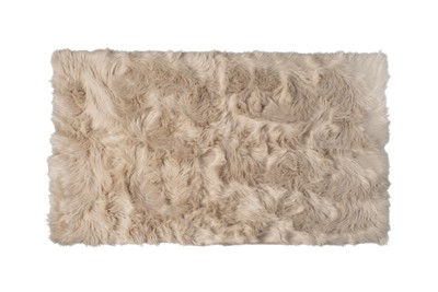 Luxe Hudson Faux Sheepskin Trio Rug | Taupe | 3'x5'