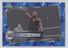 2025 Topps Chrome WWE Sapphire Edition Tonga Loa #162 1u6