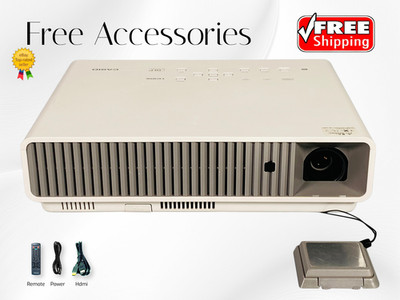 Casio XJ-M255 DLP Projector Laser/LED Hybrid 3000 Lumens WXGA PC 3D Ready w/Kit 