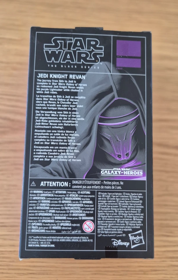 FIGURA HASBRO STAR WARS LA SERIE NEGRA JEDI KNIGHT REVAN #E9620 TOTALMENTE NUEVA Foto 3 de 3