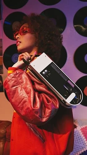 Platine vinyle Bluetooth portable Audio-Technica Sound Burger AT-SB727 WH NEUVE - Photo 2/4