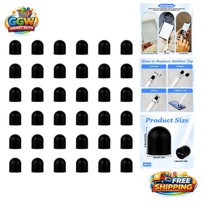 36 Pcs Stylus Pen Tips - 0.24 Inch Replacement Nibs for High Sensitivity Use