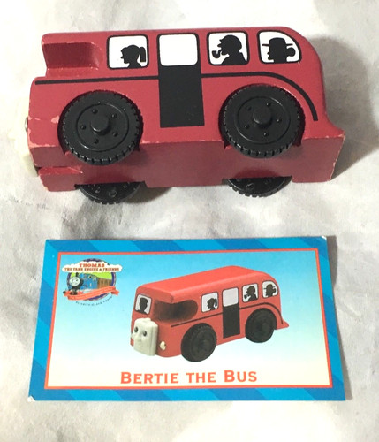 Thomas & seine Freunde Holzeisenbahn 2000 BERTIE der Bus mit Karte #99008 | Zustand: Used