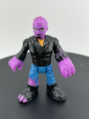 Imaginext Purple Mutant Alien Man with Fire hydrant Action Figure