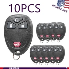 Lot 10 For 2007 2008 2009 2010 2011 2012 2013 GMC Sierra Remote Key Fob 4 Button