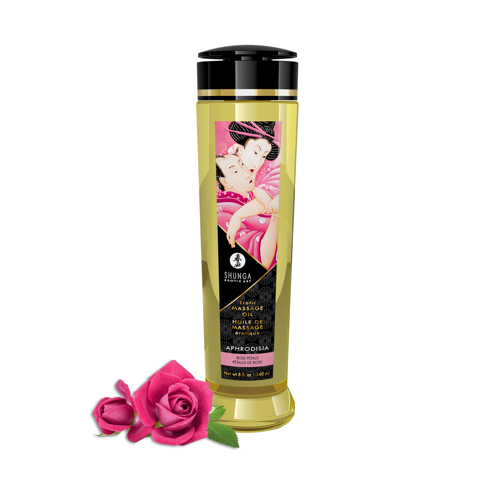 Huile de massage érotique Shunga pour une soirée romantique à deux