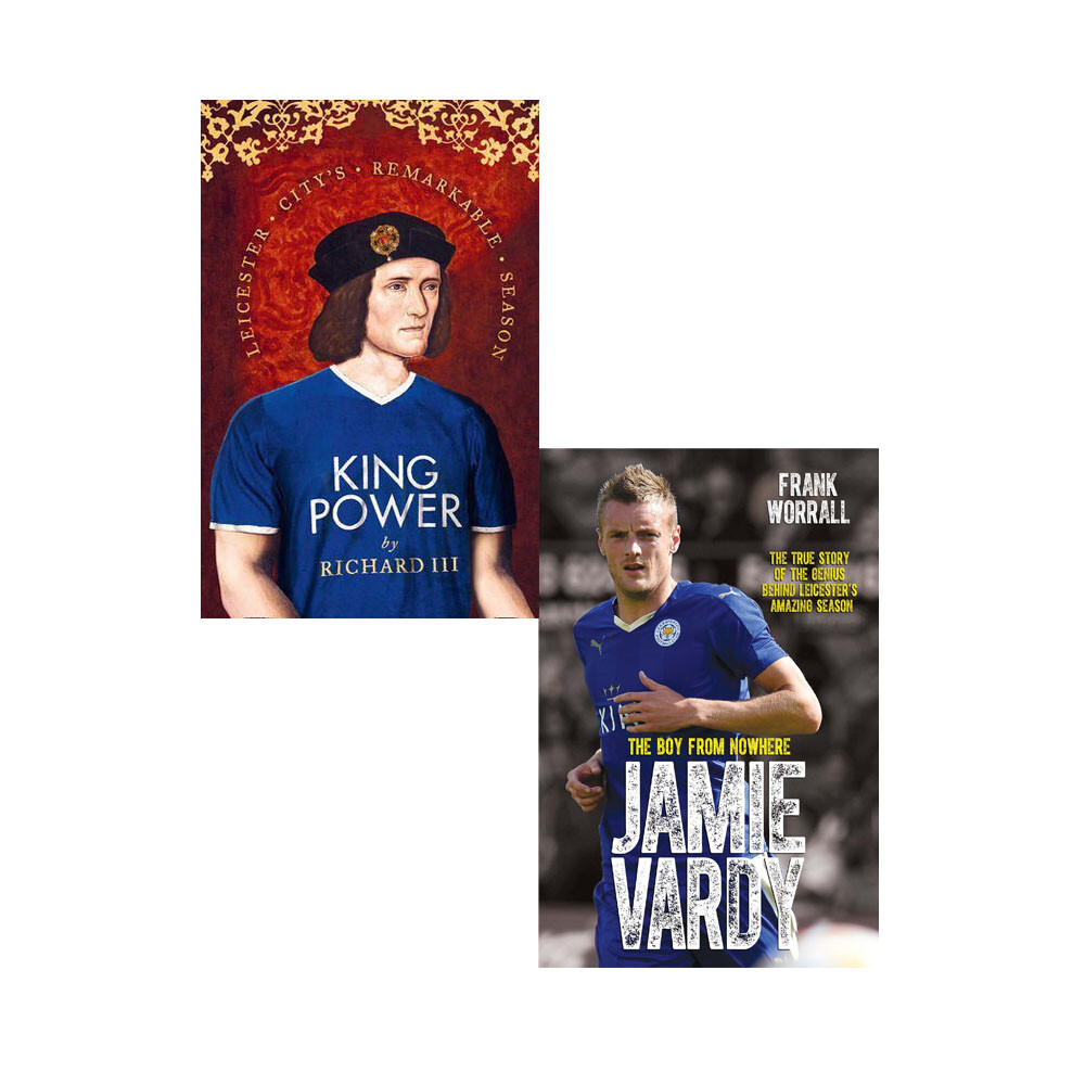 King Power Jamie Vardy Premier League Leicester City  2 Books Collection Set