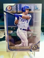 2022 Peyton Wilson Bowman Baseball Paper 1st Bowman #BP-85 Kansas City Royals