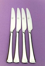 4 Mikasa Contempo Gourmet Basics Stainless Dinner Knives 9 1/2” New