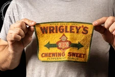Vintage Wrigley's Peppermint Gum Felt Patch