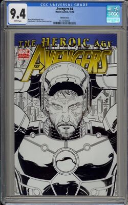AVENGERS #4 - CGC 9.4 - MARVEL RESOURCE CENTER SKETCH VARIANT