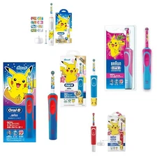 Braun Pokemon Pikachu Oral-B Electric Toothbrush for Kids Select Variation NEW