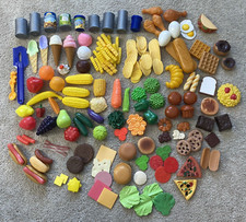 HUGE 166-pc Lot Play Food Dessert Snacks Burgers Fries Vegetables Fruit Chips