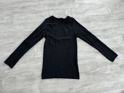 FALKE Men's Ergonomic Standard Wool Tech Comfort Fit XL Long Sleeve BL Dark Gray