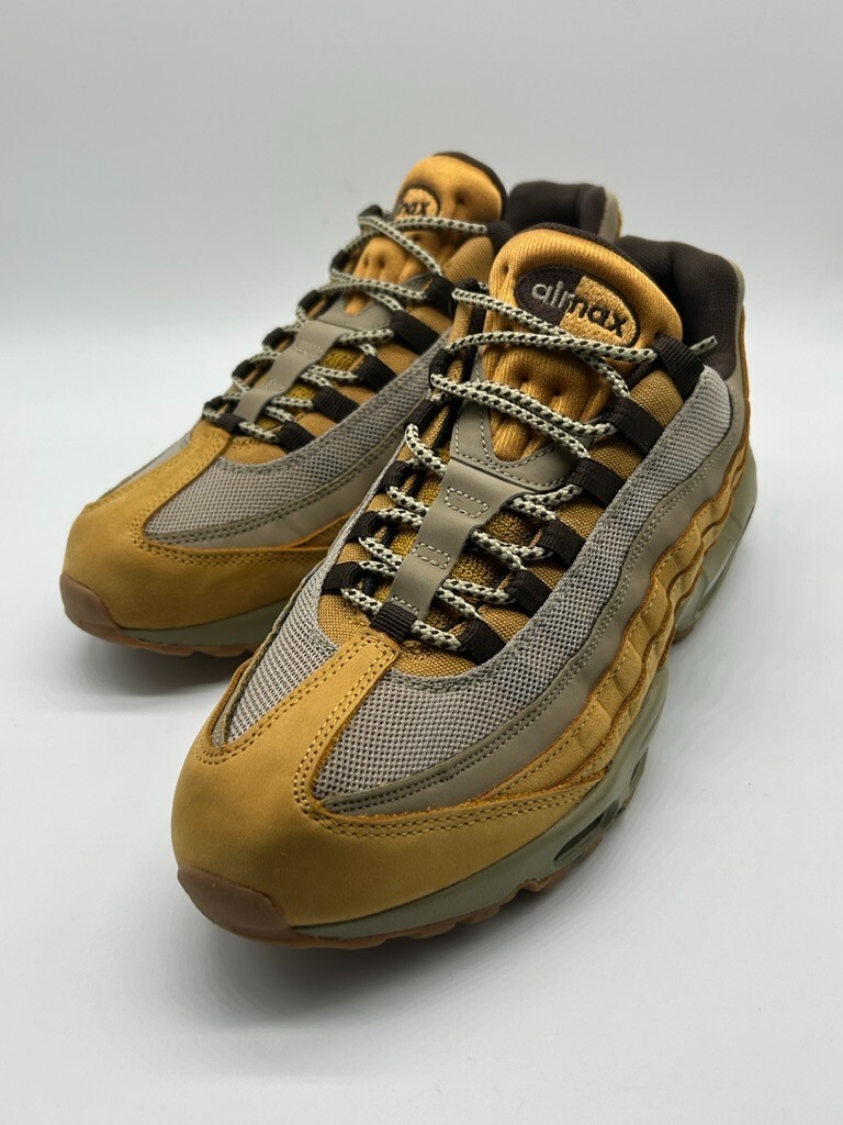 Nike Air Max 95 Premium PRM Wheat Brown Leather Tan Mens  display picture 3