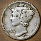 10c 1927 S Mercury dime VF (807)