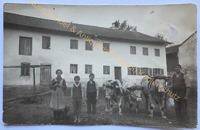 orig. Foto AK Esterndorf Greimel um 1910 Hof Dorfen Erding 