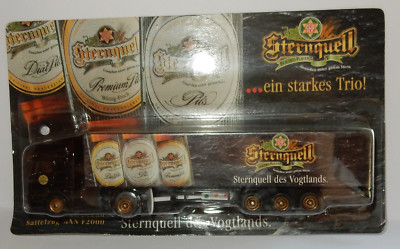 GRELL HO 1/87 TRUCK TRAILER TRUCK TRAILER MAN F2000 STERNQUELL BEER BEER BOX