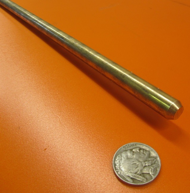 Barre En Bronze Phosphoreux 544 Bearing - Diamètre 7/16 Pouce, Longueur 72 Pouces, Neuve