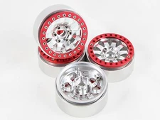ALIENTAC Four(4) 1.9" Wide 1" Alloy Beadlock Wheel Rim for 1/10 RC Model #015