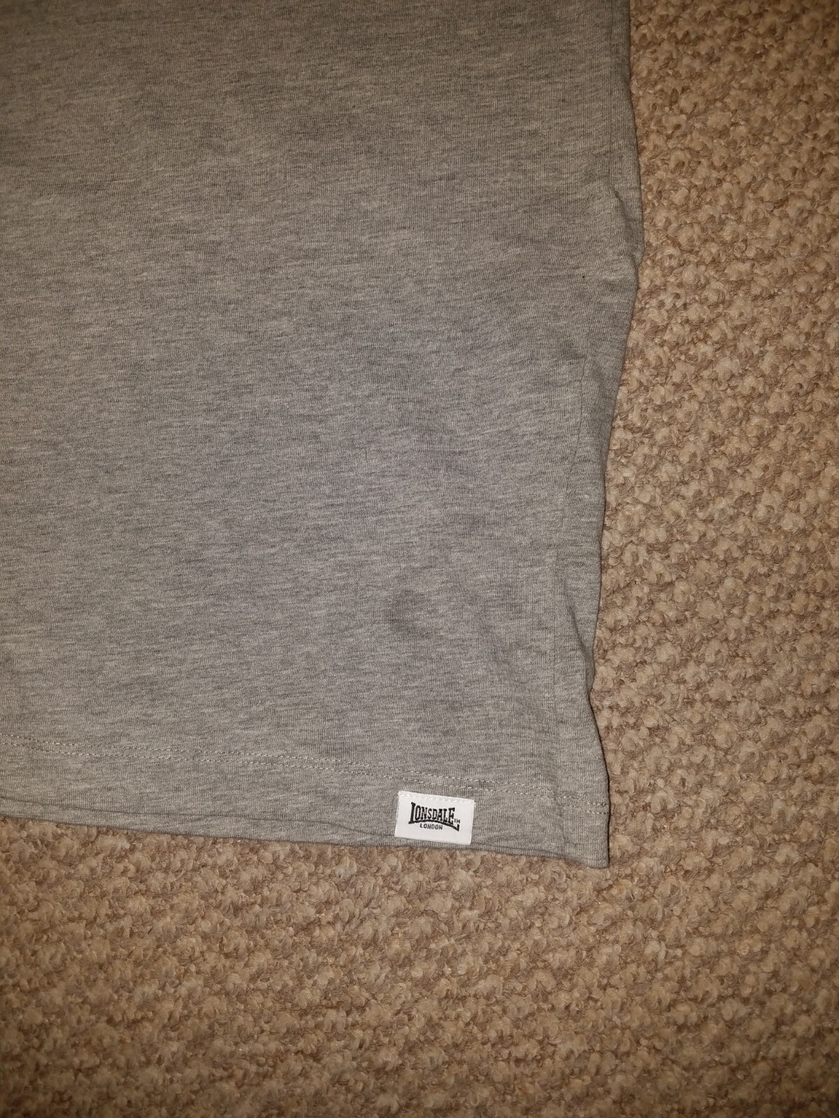 Camicia sportiva Lonsdale LONDRA senza maniche palestra muscolare top serbatoio uomo XL nuova (altra