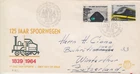 Netherlands First Day Cover NVPH NR E65 - 1964 Railroad Unsealed, Addressed