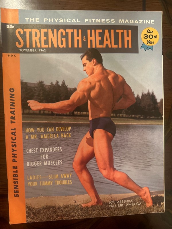 Strength & Health November 1962 Joe Abbenda Mr America 30th  Year