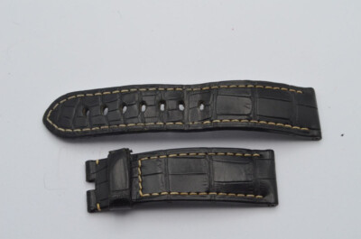 OFFICINE PANERAI LEDER ARMBAND SCHWARZ 22MM FÜR DORNSCHLIESSE 20MM SCHWARZ 2