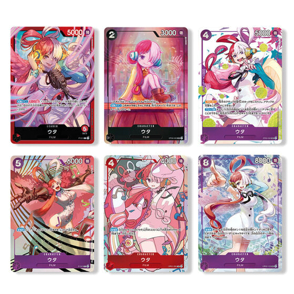 One Piece Card Game Premium Card Collection UTA 6 Card Include