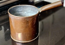 Antique Copper Half-Chaldron / Grain Measure Cup with Handle 1890