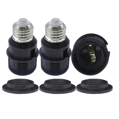 JNXQWE E26 to E26 Socket Extender, Standard Medium Base Lamp Bulb Socket Adapter