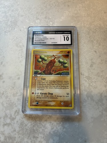 Sudowoodo graded CGC 10 for sale on eBay