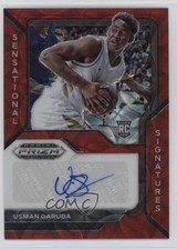 2021-22 Panini Prizm Draft Picks Choice Red 19/88 Usman Garuba #SS-UGA Auto 0ud4