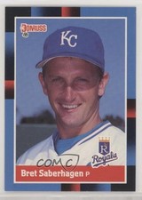 1988 Donruss Bret Saberhagen (Solid Blue Upper Right Corner) #96 0y3
