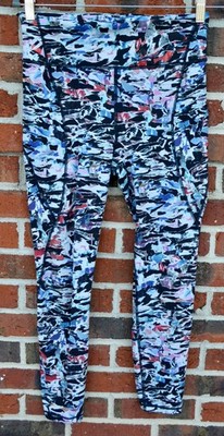 Lululemon Size 8 Break Free Tight 24'' Inseam Culture Clash Starlight Black