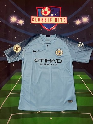 Kevin De Bruyne 18-19 Manchester City Home Jersey #17 | eBay