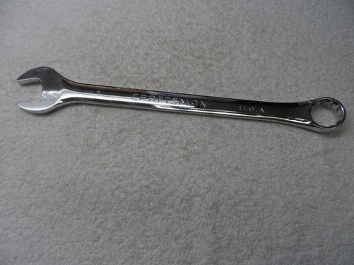 Craftsman Professional Stardard SAE Long Full Polish Wrench, USA, 1" - PN 44933