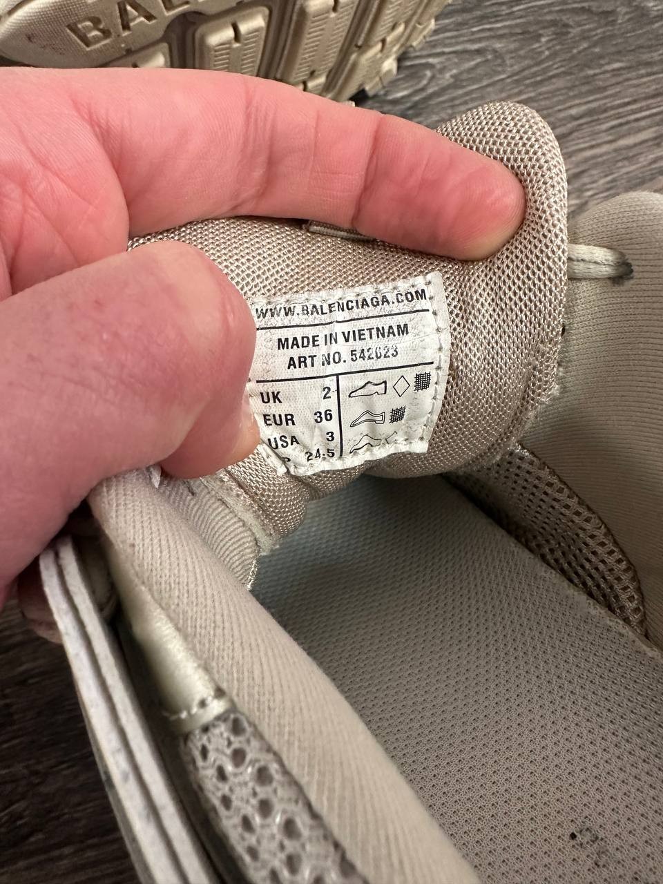 Balenciaga Track gray women sneakers 542023 uk2 us3 eu36 thumbnail 9