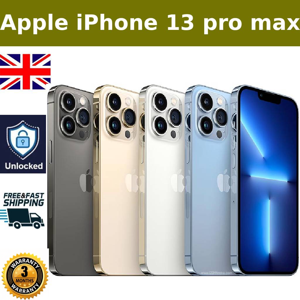 Apple iPhone 13 Pro Max - 256GB - Gold (Unlocked) for sale online