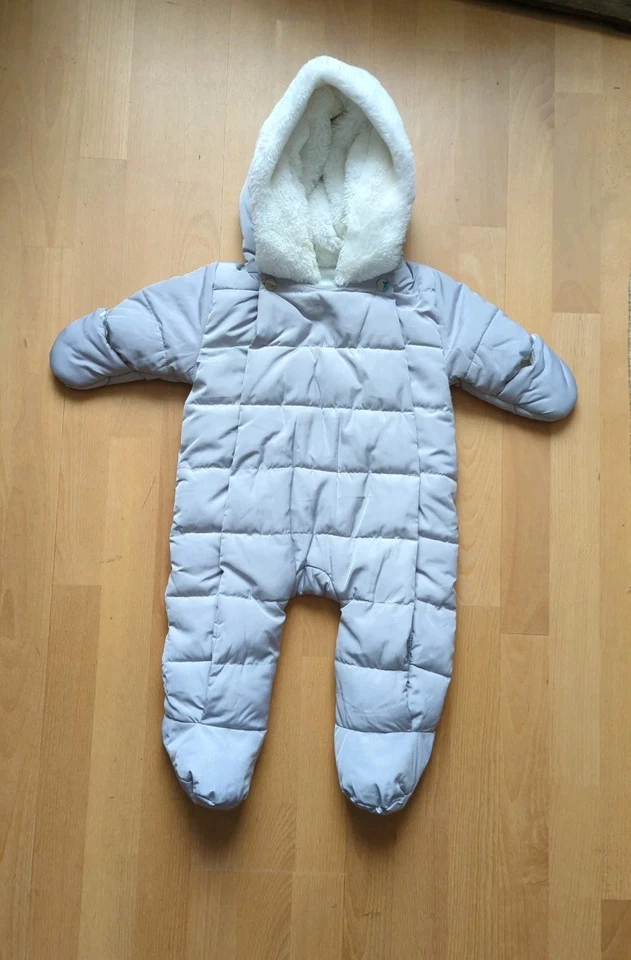 Schneeanzug Schneeoverall Jacadi Paris Gr. 68 Grau