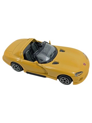 BURAGO Dodge Viper RT/10 Modellfahrzeug Gelb 10cm Metall Spielzeugauto